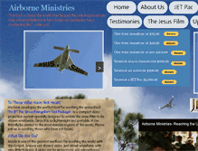 Tablet Screenshot of airborneministries.org